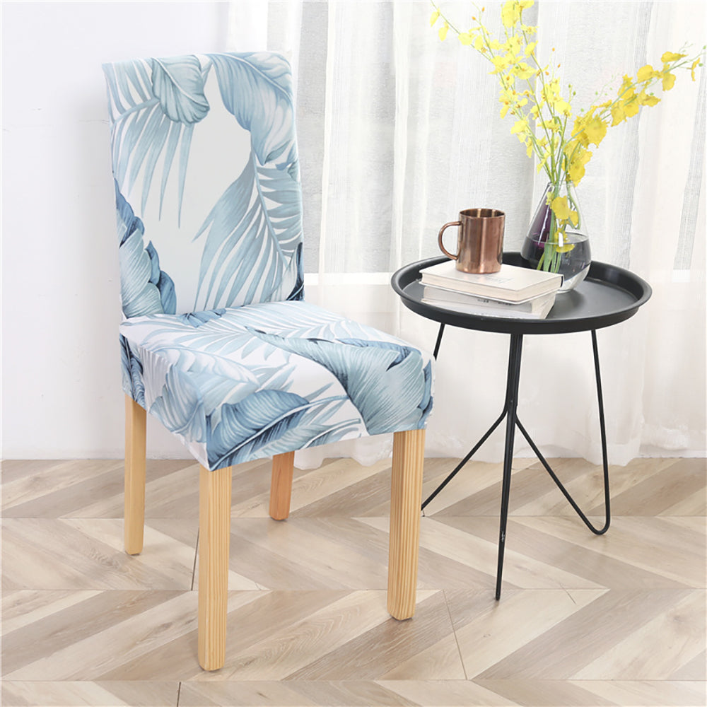 Printed Spandex Chair Seat Slipcover