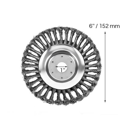 Universal Steel Brush Cutter Head with Adapter