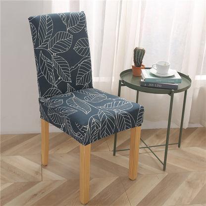 Printed Spandex Chair Seat Slipcover